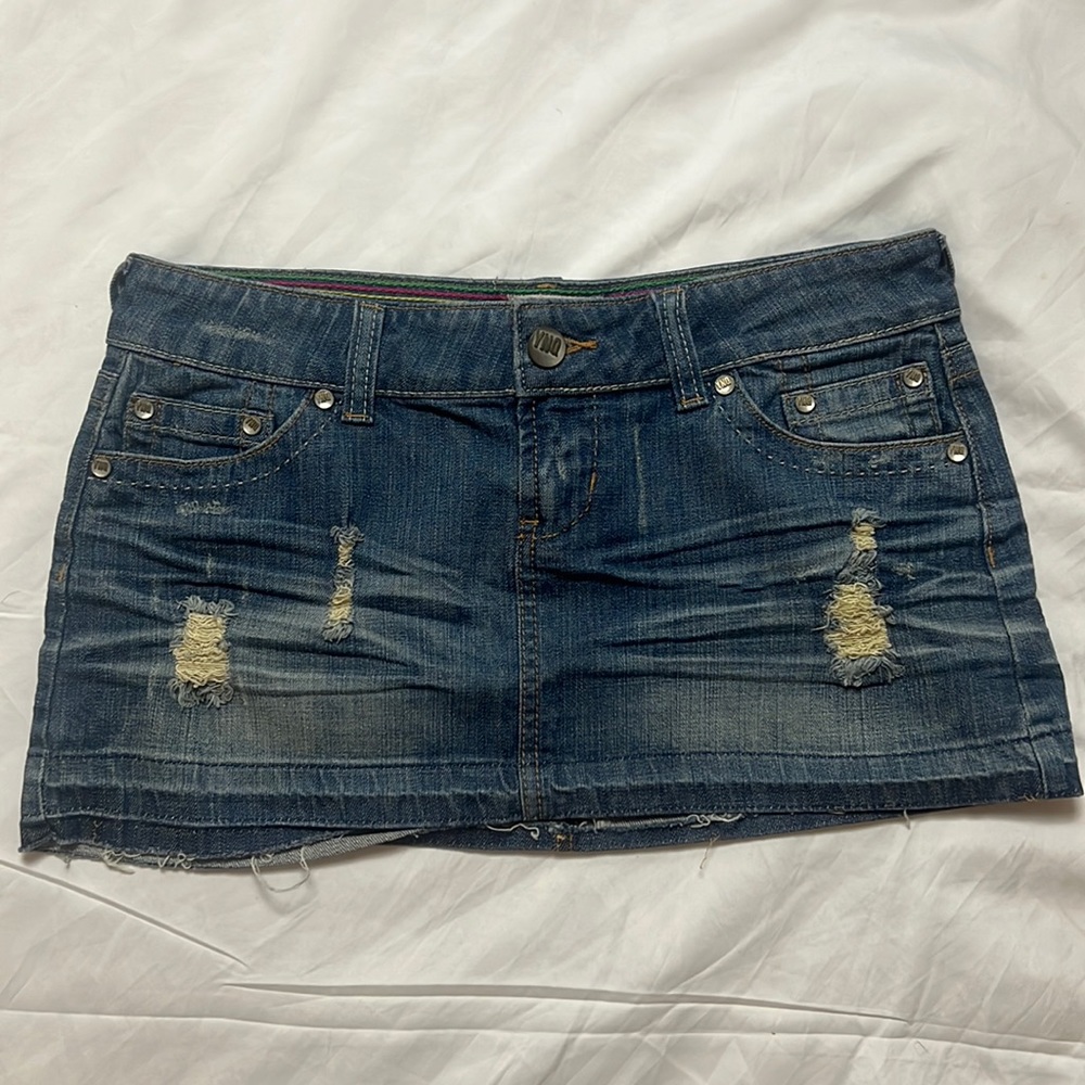 Y2K DNY Denim Skirt